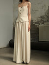 INTO THE EAST 2025 Autumn/Winter Ivory White Textured Camisole/Loose Skirt ITE-E1DGAW099IY20TP-XYB Camisole